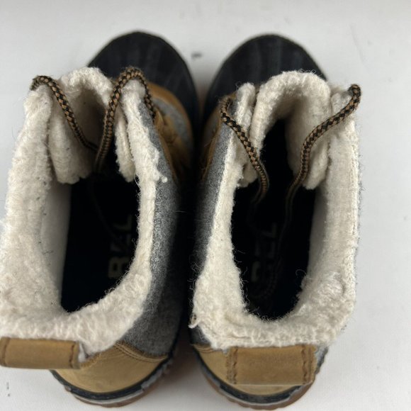 Sorel Women's Gray and Brown Boots - Picture 7 of 9